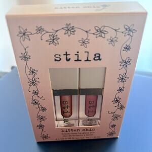 Stila Kitten Chic Beauty Boss Lip Gloss Duo in Kitten and Casual Friday - NEW